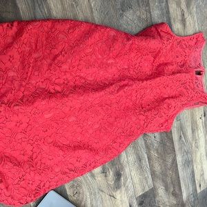 red tank dress